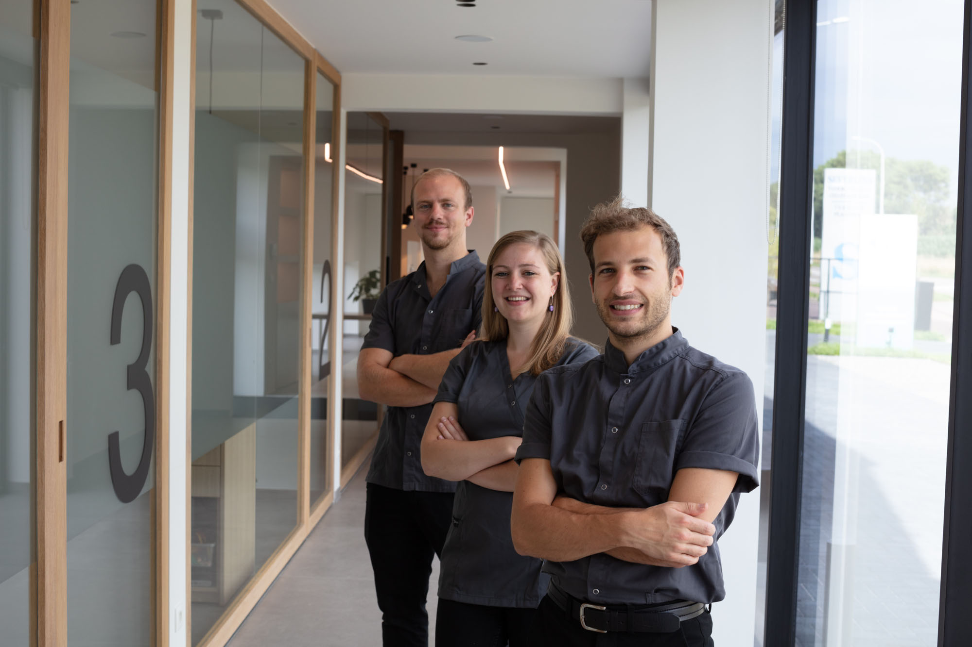 Team of dentists in their practice